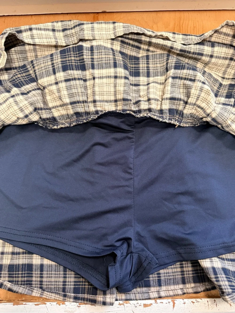 Emerson Lang Academia 3 Tier Plaid Skirt sz XL - Picture 3 of 6